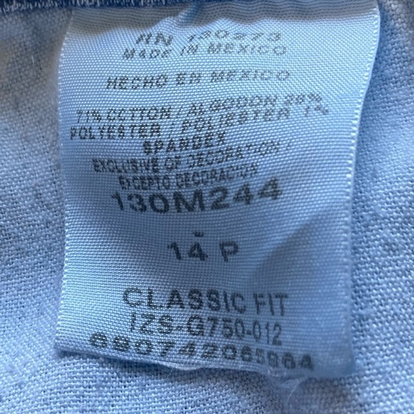 Riders by Lee Blue Denim Jeans Sz 14P - Picture 7 of 7